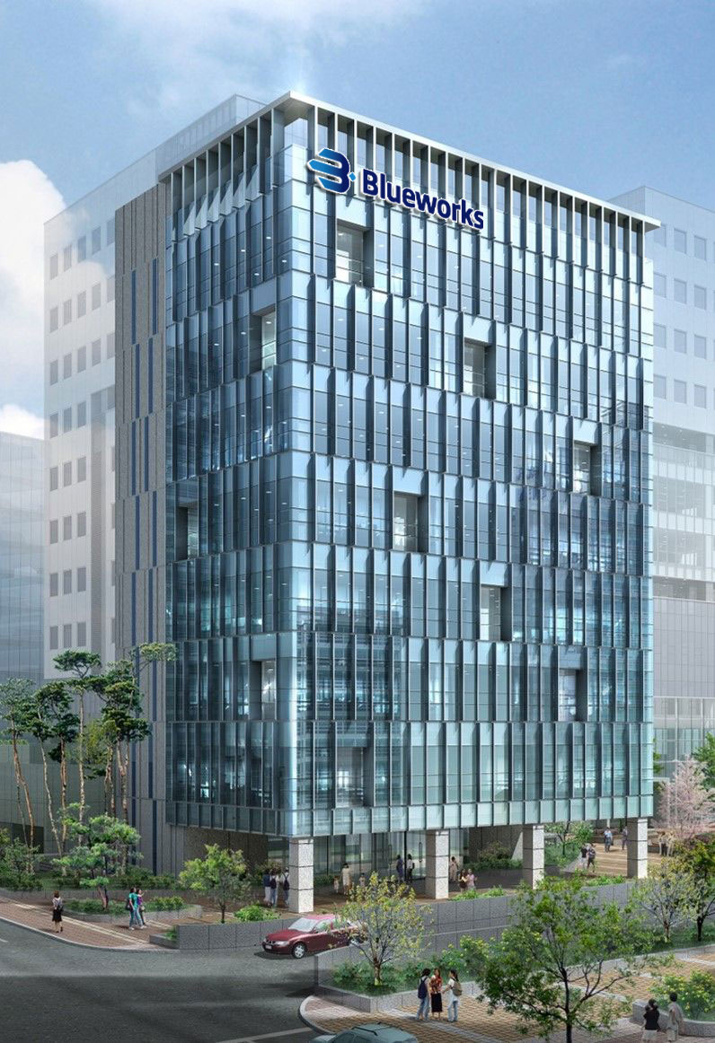 블루웍스 회사 건물