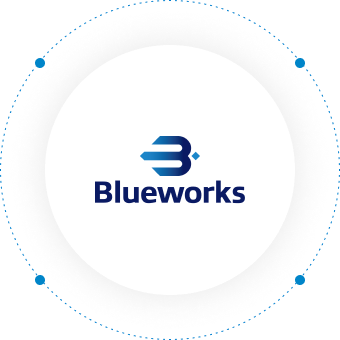 블루웍스 로고가 있는 이미지